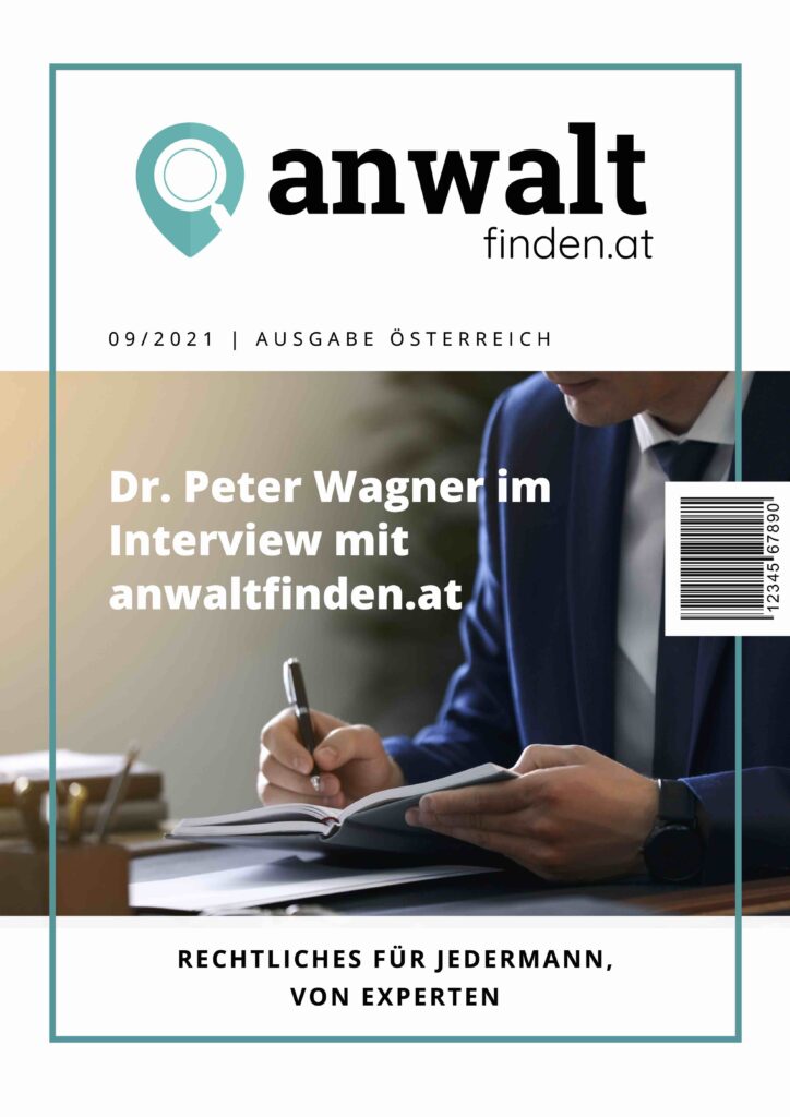 Interview anwaltfinden.at mit Dr. Peter Wagner